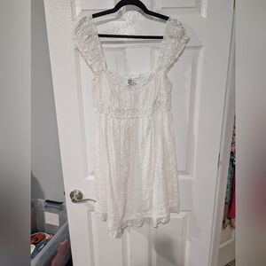 Princess Polly White Lace Mini Dress